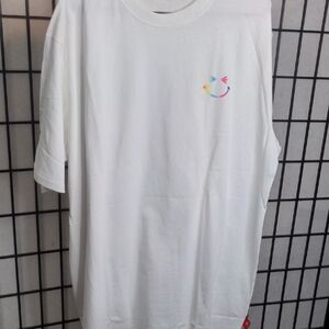 [NWOT] MAXWDF White T-Shirt with Colorful Logo